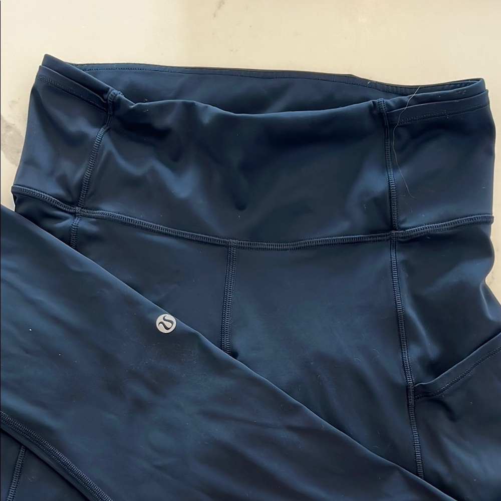 Lululemon Navy Blue High-Waisted Leggings